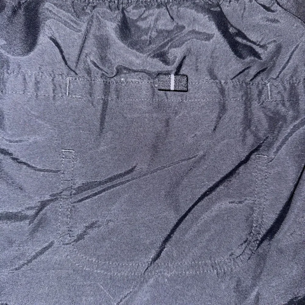 Vintage Nike Silver Tag Swim Trunks Shorts Large Size 38 Black